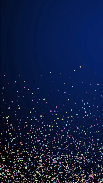 Des Confettis Sublimes Festifs Des Stars Fête Étoiles Colorées Petites — Image vectorielle