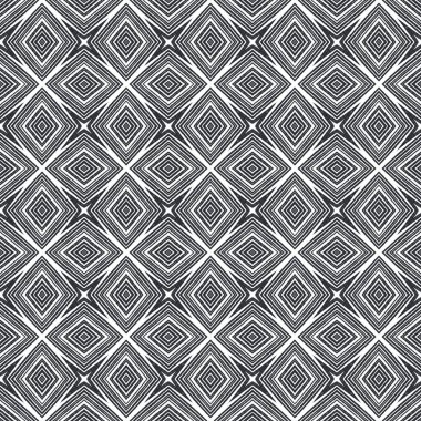 Tekrar eden mayo tasarımı. Siyah simetrik kaleydoskop. Yaz çöreği şekeri desenli. Tekstil hazır şaşırtıcı baskı, mayo kumaş, duvar kağıdı, ambalaj.. 