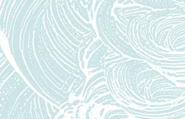 Grunge dokusu. Üzücü mavi iz. Hoş bir geçmiş. Gürültü iğrenç grunge dokusu. Sanatsal yüzeyi cezbediyor. Vektör illüstrasyonu.