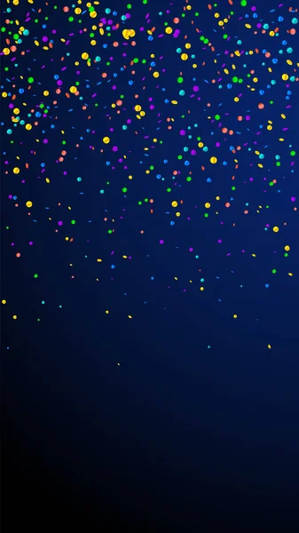 Confettis Agréables Festifs Des Stars Fête Confettis Lumineux Sur Fond — Image vectorielle