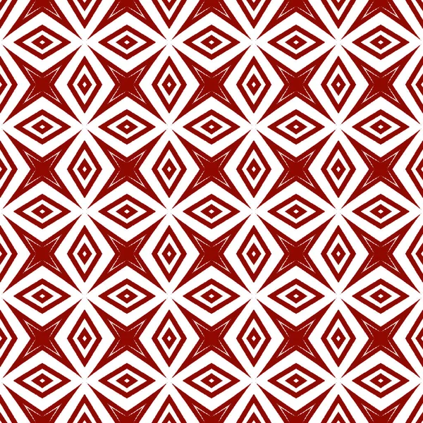 Geometrik dikişsiz desen. Kestane rengi simetrik kaleydoskop. El çizimi geometrik kusursuz tasarım. Tekstil hazır harika baskı, mayo kumaş, duvar kağıdı, ambalaj.. 