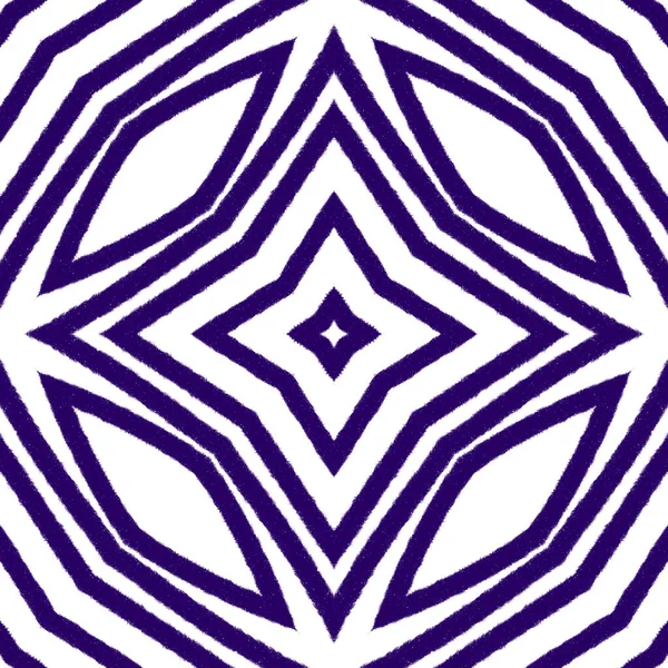 Płynny Wzór Medalionu Purpurowe Symetryczne Tło Kalejdoskopu Tekstylia Gotowe Potężny — Zdjęcie stockowe