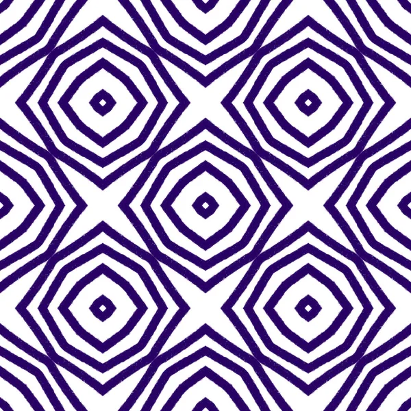 Patrón Árabe Dibujado Mano Fondo Caleidoscopio Simétrico Púrpura Textil Listo — Foto de Stock