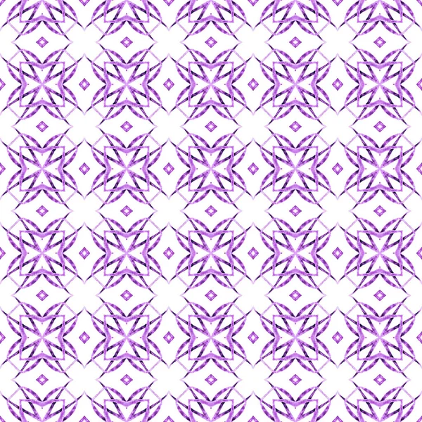Зеленый Геометрический Шеврон Акварелью Фиолетовый Симпатичный Летний Дизайн Акварель Chevron — стоковое фото