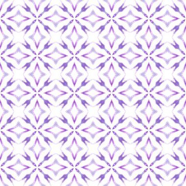 Tropik, pürüzsüz desen. Mor seçkin boho şık yaz tasarımı. Tekstil hazır zarif baskı, mayo kumaş, duvar kağıdı, ambalaj. El çizimi tropikal, pürüzsüz sınır.