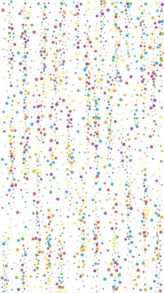 Festive Merveilleux Confettis Des Stars Fête Confettis Arc Ciel Sur — Image vectorielle