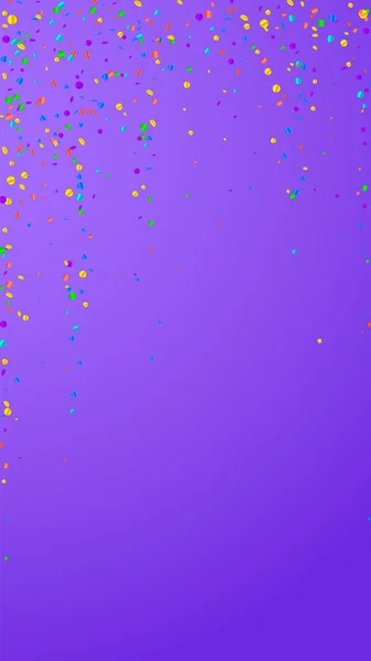 Feestelijke Geweldige Confetti Feeststerren Heldere Confetti Violette Achtergrond Glamoureuze Feestelijke — Stockvector