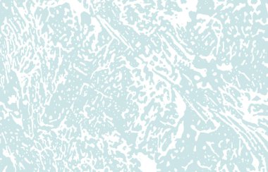 Grunge dokusu. Üzücü mavi iz. İyi bir geçmişi var. Gürültü iğrenç grunge dokusu. Güzel sanatsal bir yüzey. Vektör illüstrasyonu.