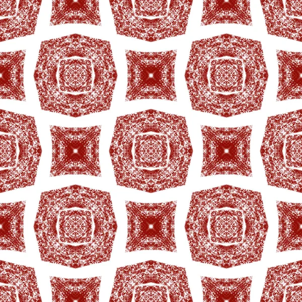 Striped hand drawn pattern. Wine red symmetrical