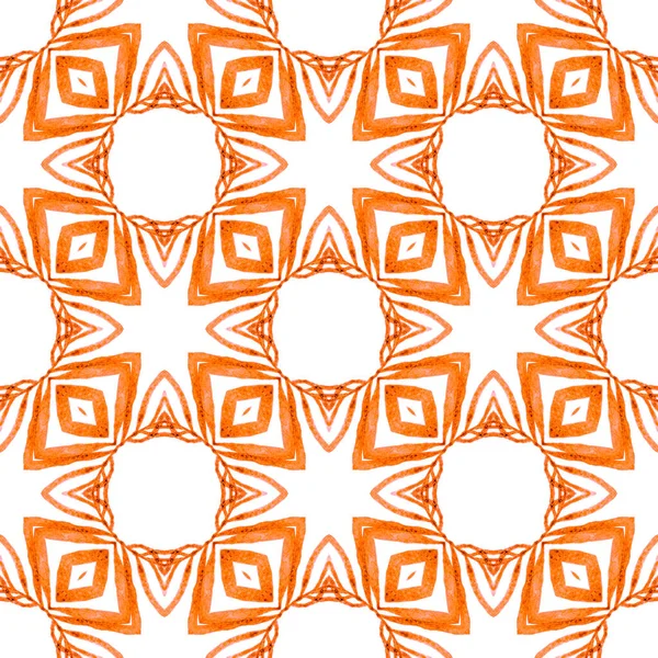 Textile Ready Divine Print Swimwear Fabric Wallpaper Wrapping Orange Magnetic — Stock Photo, Image