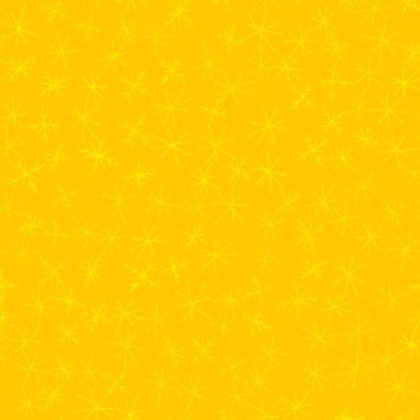 El yapımı altın kar taneleri Noel 'de pürüzsüz desen. Sarı Arkaplanda Uçan Kar Taneleri. Göz kamaştırıcı tebeşirle çizilmiş kar örtüsü. Bunaltıcı tatil sezonu dekorasyonu.