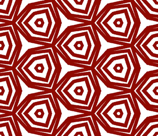 Pola Gambar Tangan Arabes Latar Belakang Kaleidoskop Simetris Maroon Desain — Stok Foto