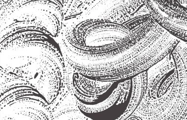 Grunge dokusu. Kederli siyah gri iz. Cazip bir geçmiş. Gürültü iğrenç grunge dokusu. Muhteşem sanatsal yüzey. Vektör illüstrasyonu.