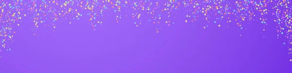 Confetti Festivi Eleganti Stelle Della Celebrazione Stelle Colorate Piccole Sfondo — Vettoriale Stock