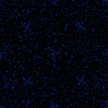 El Mavisi Kar Taneleri, Noellerde kusursuz desen. Siyah Arkaplanda Uçan Kar Taneleri. Çekici tebeşirle çizilmiş kar örtüsü. Harika bir tatil sezonu dekorasyonu..