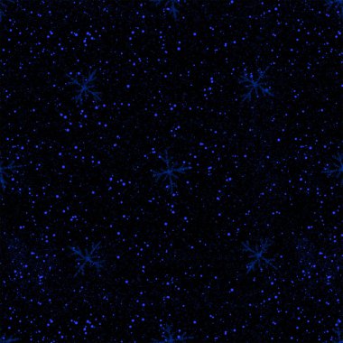 El Mavisi Kar Taneleri, Noellerde kusursuz desen. Siyah Arkaplanda Uçan Kar Taneleri. Çekici tebeşirle çizilmiş kar örtüsü. Güzel bir tatil sezonu dekorasyonu..