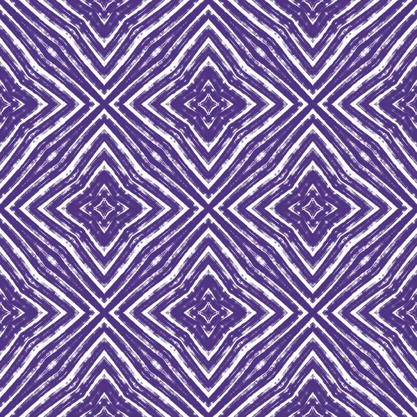 モザイクシームレスパターン。紫対称 — ストック写真