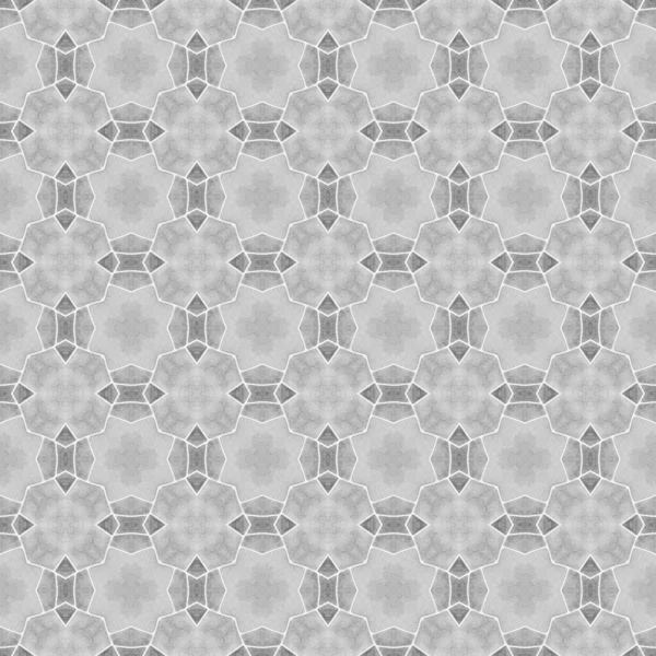 Mosaisch Nahtloses Muster Schwarzweiß Interessantes Boho Chic Sommerdesign Textilfertiger Bewundernswerter — Stockfoto