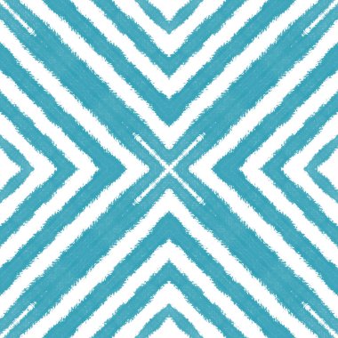 Egzotik, pürüzsüz desen. Turkuaz simetrik kaleydoskop arka planı. Tekstil hazır muhteşem baskı, mayo kumaş, duvar kağıdı, ambalaj. Yaz mayosu, egzotik, pürüzsüz tasarım..