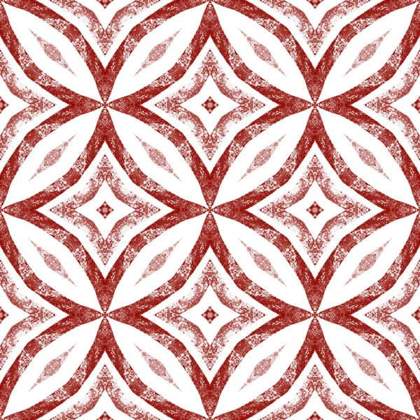 Medál Zökkenőmentes Minta Borvörös Szimmetrikus Kaleidoszkóp Háttér Textil Kész Csillogó — Stock Fotó