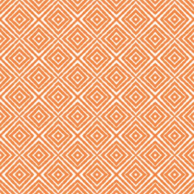 Madalyon pürüzsüz desen. Turuncu simetrik kaleydoskop arka planı. Tekstil hazır muhteşem baskı, mayo kumaş, duvar kağıdı, ambalaj. Suluboya madalyonu, pürüzsüz fayans.