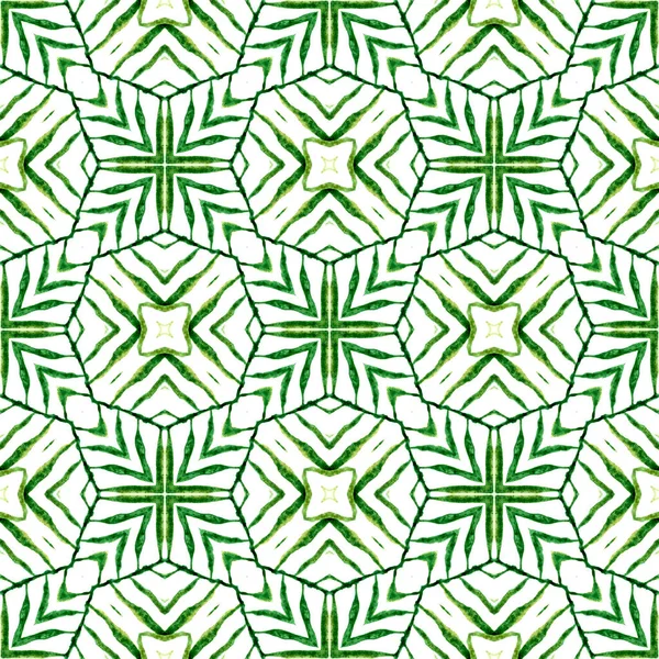 모자이크 거무스름 녹색의 아름다운 디자인 손으로 모자이크의 바다없는 매혹적 인쇄물을 — 스톡 사진
