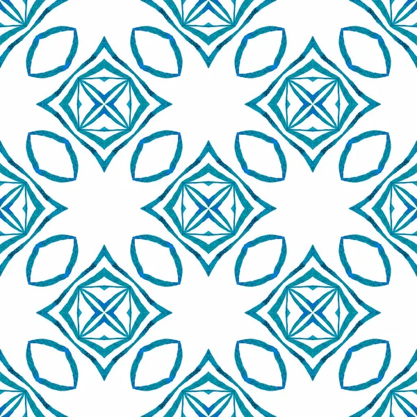 Textile Ready Stunning Print Swimwear Fabric Wallpaper Wrapping Blue Fair — Stock Photo, Image