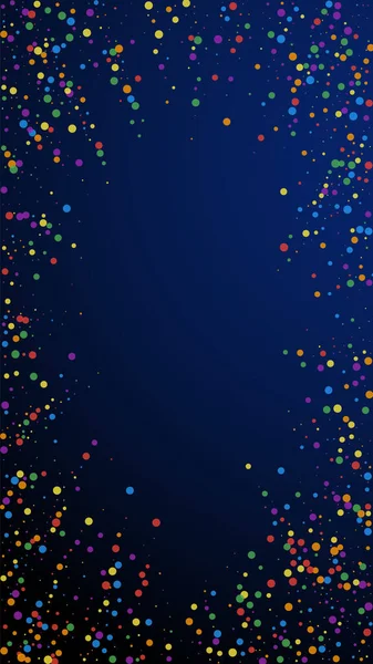 Confettis Immaculés Festifs Des Stars Fête Confettis Colorés Sur Fond — Image vectorielle