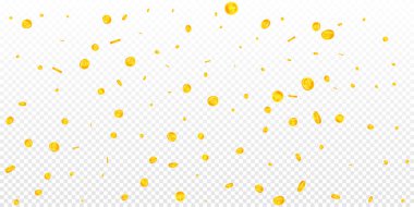 Çin Yuan paraları düşüyor. Zarif dağınık NY paraları. Çin parası. Büyük ikramiye, servet ya da başarı konsepti. Vektör illüstrasyonu.