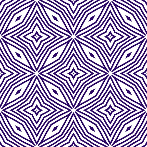 縞模様のテクスチャ 紫色の対称万華鏡の背景 繊維準備ができて豪華なプリント 水着生地 流行のテクスチャストライプデザイン — ストック写真