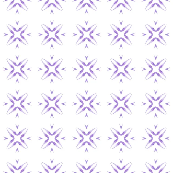 Fondo Acuarela Azulejos Púrpura Valioso Diseño Boho Chic Verano Pintado — Foto de Stock