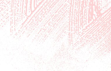 Grunge dokusu. Üzücü pembe iz. Geçmiş getiriliyor. Gürültü iğrenç grunge dokusu. Tuhaf sanatsal bir yüzey. Vektör illüstrasyonu.