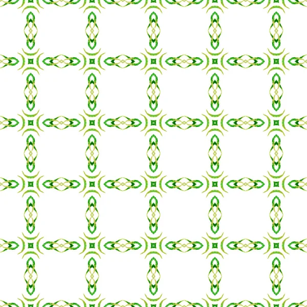 Арабеск Рисуют Вручную Зеленый Запоминающийся Шикарный Летний Дизайн Восточная Арабесская — стоковое фото