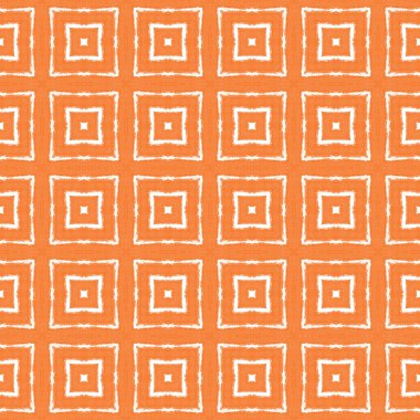 Dokulu çizgili desen. Turuncu simetrik