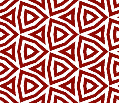 Mozaik kusursuz desen. Kestane rengi simetrik kaleydoskop. Retro mozaik kusursuz tasarım. Tekstil hazır yaratıcı baskı, mayo kumaş, duvar kağıdı, ambalaj..