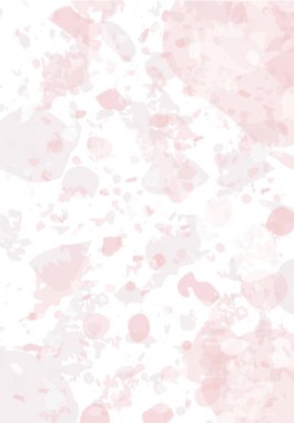 Terrazzo modern soyut şablon. Klasik İtalyan döşemesinin pembe ve gri dokusu. Taşlardan, granitten, kuvarstan, mermerden, betondan yapılmış arka plan. Venedik terrazzo trend vektör arkaplanı