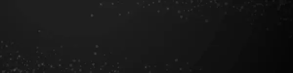 Чарівні Зірки Різдвяний Фон Тонкі Літаючі Снігові Пластівці Зірки Чорному — стоковий вектор