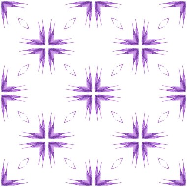 Çizgili el çizimi tasarımı. Mor muhteşem boho şık yaz tasarımı. Tekrar eden çizgili el çizgisi sınırı. Tekstil hazır şirin baskı, mayo kumaş, duvar kağıdı, ambalaj..