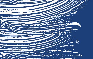 Grunge dokusu. Üzüntü çivit pürüzü. Egzotik bir geçmiş. Gürültü iğrenç grunge dokusu. Şık sanatsal bir yüzey. Vektör illüstrasyonu.