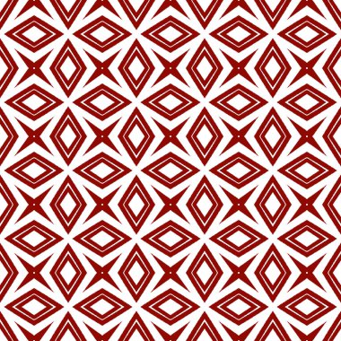 Tekrar eden mayo tasarımı. Kestane rengi simetrik kaleydoskop. Yaz çöreği şekeri desenli. Tekstil hazır orijinal baskı, mayo kumaş, duvar kağıdı, ambalaj..