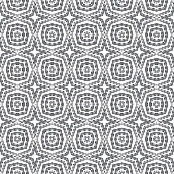 Chevron Streifen Design Schwarzer Symmetrischer Kaleidoskop Hintergrund Geometrisches Chevron Streifen — Stockfoto