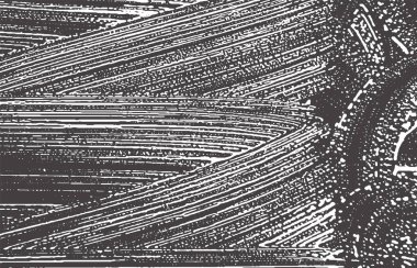 Grunge dokusu. Kederli siyah gri iz. Özgün arka plan. Gürültü iğrenç grunge dokusu. Hayali sanatsal bir yüzey. Vektör illüstrasyonu.