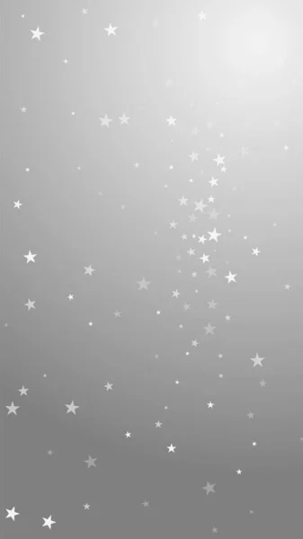 Étoiles Tombantes Aléatoires Fond Noël Flocons Neige Volants Subtils Étoiles — Image vectorielle