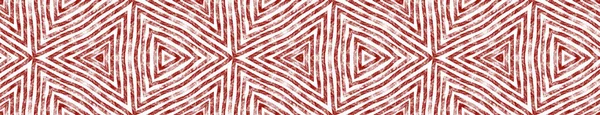 Kallad Akvarell Sömlös Gräns Vin Röd Symmetrisk Kalejdoskop Bakgrund Handmålade — Stockfoto