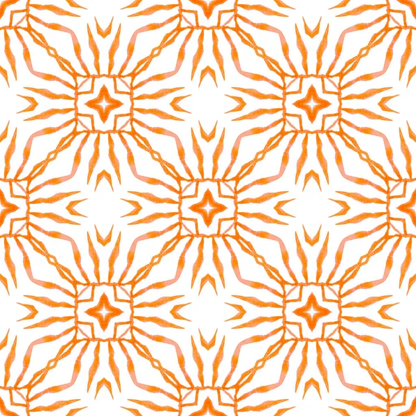Textile Ready Fabulous Print Swimwear Fabric Wallpaper Wrapping Orange Mind — Stock Photo, Image