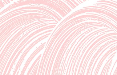 Grunge dokusu. Üzücü pembe iz. İyi bir geçmiş. Gürültü iğrenç grunge dokusu. Çekici sanatsal yüzey. Vektör illüstrasyonu.