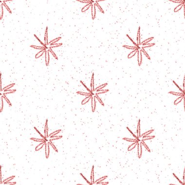 El yapımı kar taneleri, Noel 'de kusursuz desen. Tebeşirle kar tanelerinin üzerinde uçan kar taneleri. Şaşırtıcı tebeşirle çizilmiş kar örtüsü. Şık tatil sezonu dekorasyonu.