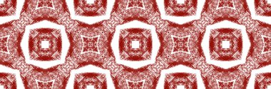 Madalyonsuz sınır. Şarap kırmızısı simetrik kaleydoskop arka planı. Suluboya madalyonu, pürüzsüz fayans. arkaplan için ender dekoratif tasarım ögesi.