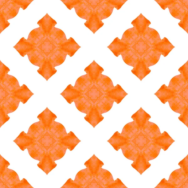 Textile Ready Positive Print Swimwear Fabric Wallpaper Wrapping Orange Mesmeric — Stock Photo, Image