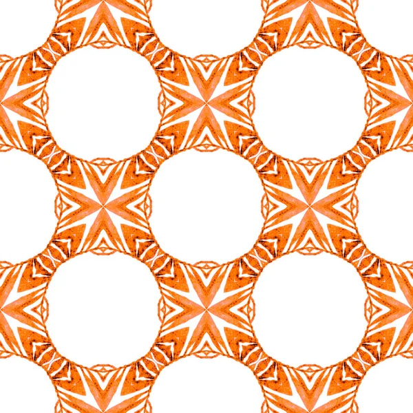 Textile Ready Ecstatic Print Swimwear Fabric Wallpaper Wrapping Orange Sightly — Stock Photo, Image